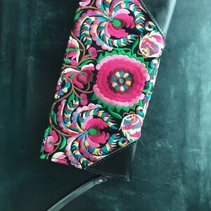 Embroidered Clutch